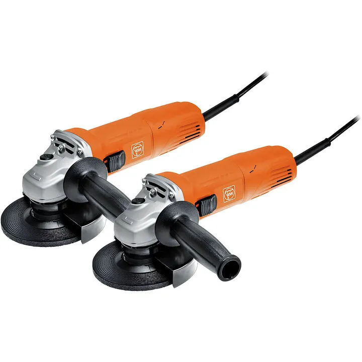 Fein 4.5 Inch Angle Grinder with Slide Switches - 2 Pack Professional Set
