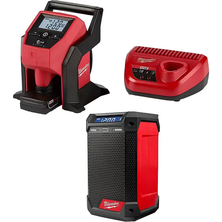 Milwaukee M12 Compact Inflator Kit & M12 Radio + Charger Bundle: Professional Performance Guide