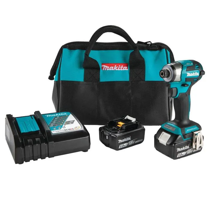 Makita 18V LXT Lithium-Ion Brushless 4-Speed Impact Driver Kit (5.0Ah)
