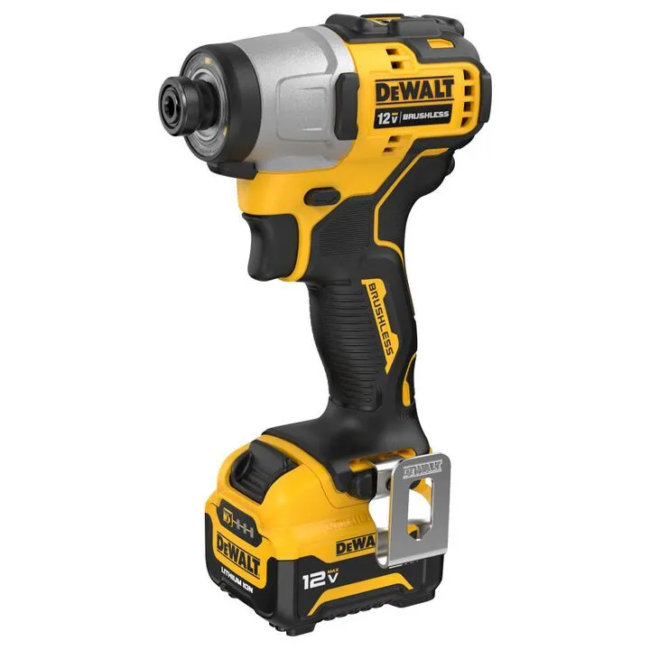 DEWALT XTREME 12V MAX Brushless 1/4 Inch Impact Driver Kit (DCF801) 1