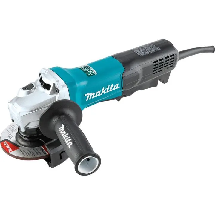 Makita 4-1/2 in SJS II High-Power Angle Grinder with Paddle Switch