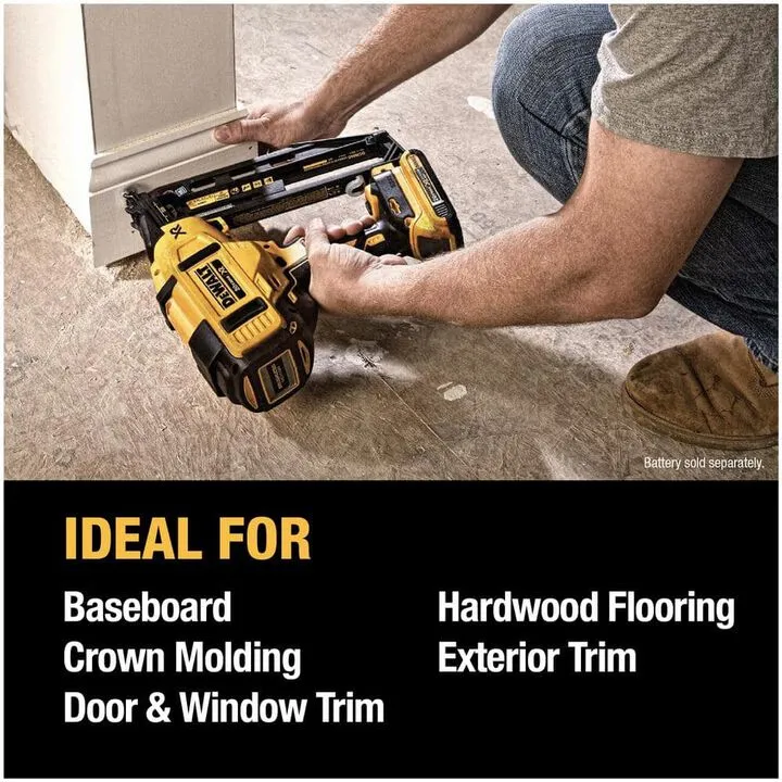 DEWALT 16-Gauge 2-1/2 Inch Finish Nailer & Premium Fastener Bundle 3