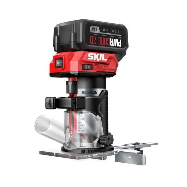 SKIL 20V Brushless Compact Router Kit - Precision Performance for Woodworking Professionals 1