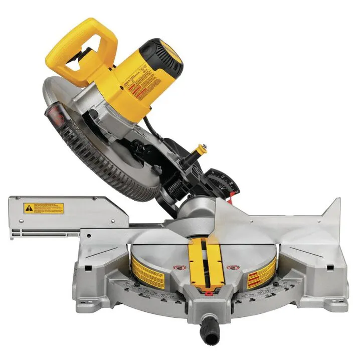 DEWALT 12-in 15-Amp Single Bevel Compound Miter Saw - Precision Powerhouse 4
