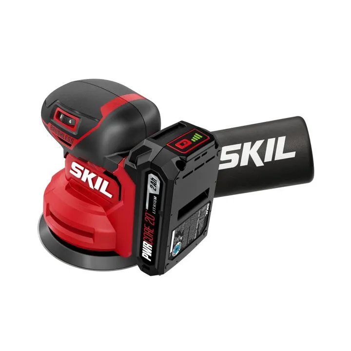 SKIL 20V Brushless Random Orbital Sander Kit - Professional Grade Cordless Sanding Solution 2
